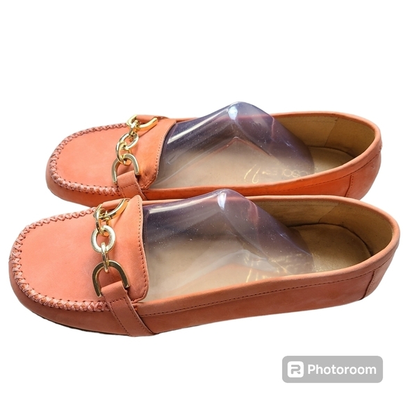 Aerosoles Stitch and Turn Coral Suede Loafers Size 7.5 - Picture 4 of 7
